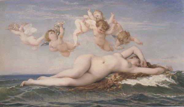 Alexandre Cabanel The Birth of Venus Norge oil painting art